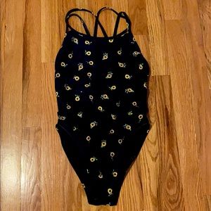 ✨Lightly Used✨ Jolyn Murray Onesie Sunflower Print